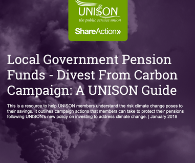 Unison Divest From Carbon Campaign